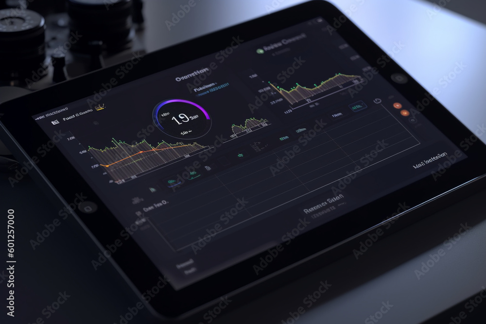 Poster online performance monitoring and analysis with mobile device, generative ai