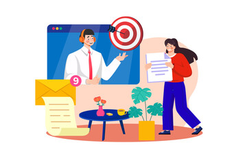 Employers schedule in-person or virtual interviews with qualified candidates.