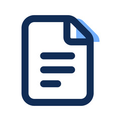 file filled line icon