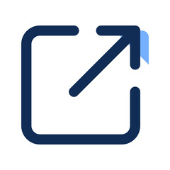 maximize filled line icon