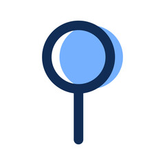 pin filled line icon