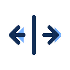 split filled line icon