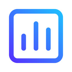 analytics gradient icon