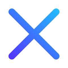 close gradient icon