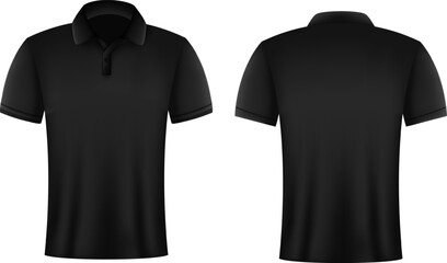 Realistic Polo T shirt Mockup