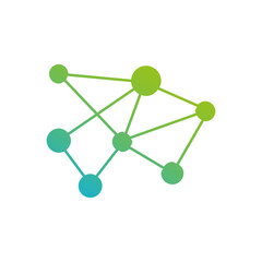 network logo vector design illustration