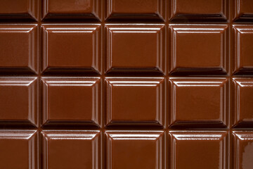Close up Chocolate bar, Dark Chocolate pattern.