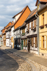 Fototapeta na wymiar Bilder aus Quedlinburg Harz historische Altstadt
