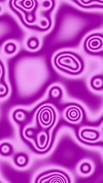Magenta pink plasma blobs abstract animated background, bacteria organic weird shapes, vivid fuchsia motion background in  vertical tall mobile format