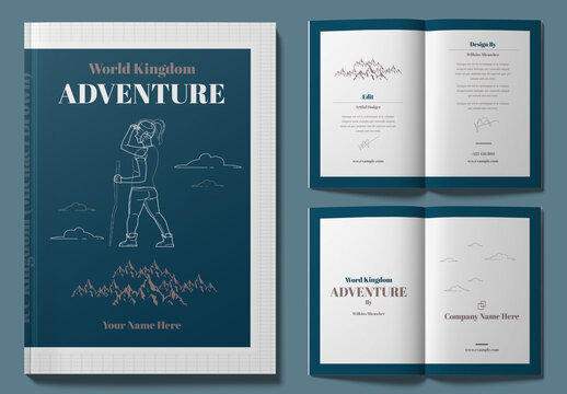 Classic Style Adventure Book Design Template