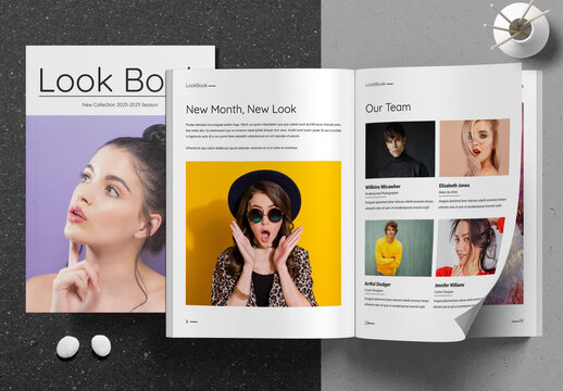 Fashion Look Book Design Template