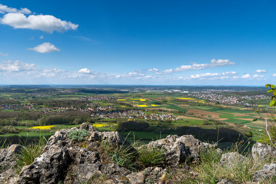 Panoramablick vom Walberla- Fr&auml;nkische Schweiz