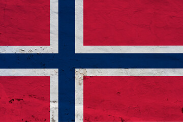 The national flag of Norway 