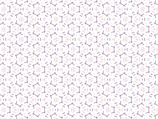 Purple Abstract Mandala or Ikat Wallpaper Pattern Background