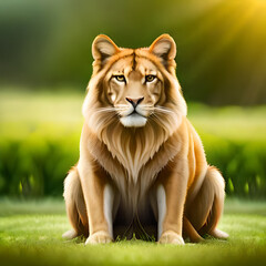 a lion cub