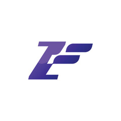 Dynamic alphabet Z logo
