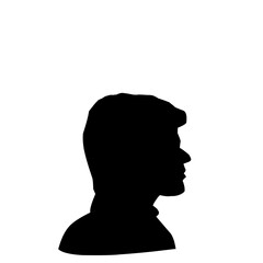 Male Profil Face Silhouette 