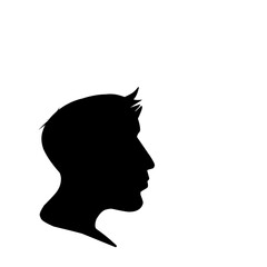 Male Profil Face Silhouette 
