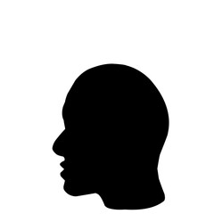 Male Profil Face Silhouette 
