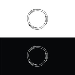 Circle vector logo template design