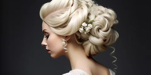 Hochzeitsfrisur KI © KNOPP VISION
