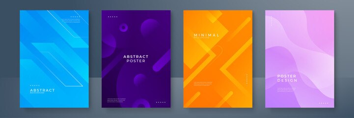 Abstract colorful design for poster, template on web, backdrop, banner, brochure, website, flyer, landing page, and presentation.