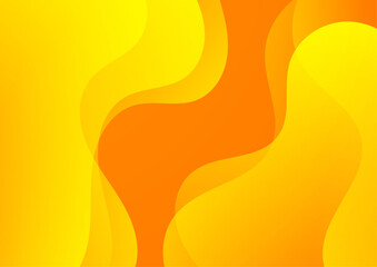 Minimal Yellow geometric shapes abstract modern background design.