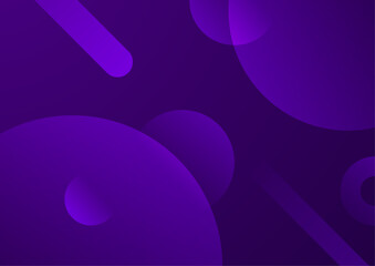 Purple geometric shapes abstract modern technology background design.