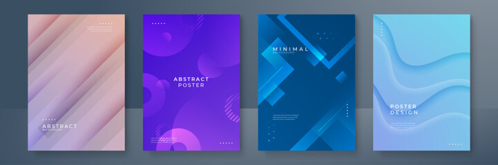 Fototapeta premium Vector abstract graphic presentation design banner pattern wallpaper background web template.