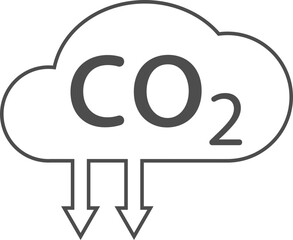 carbon dioxide icon