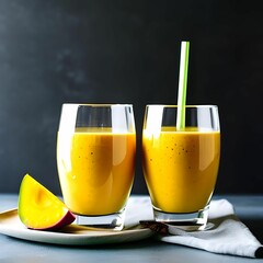 Mango smoothie photo 