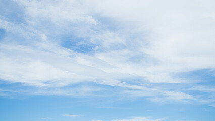 Naklejka na ściany i meble Cloud Blue Sky Background