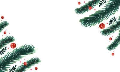 merry christmas illustration background for banner background christmas