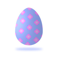 Easter colorful eggs on a white background - vector illustration.
