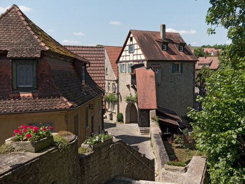 romantische Altstadt von Dettelbach in Mainfranken