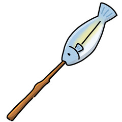 fish grilled skewers