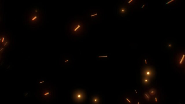 art illustration video background graphic motion animation 4k quality footage design concept of fire frame spark