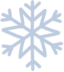 snowflake on white background