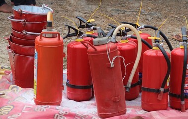 fire and safety equipment for rescue operation