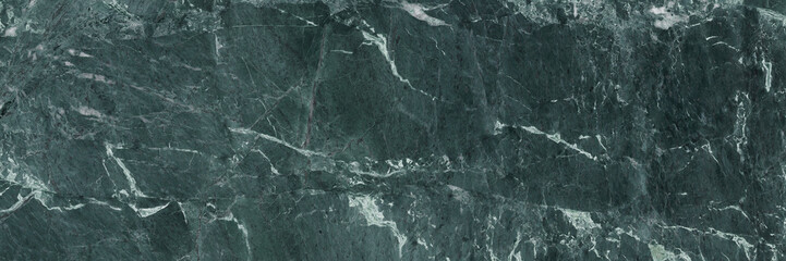 Dark green marble stone texture background - 601296239