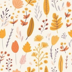 Obraz premium Seamless abstract Nature Patterns generative ai illustration 