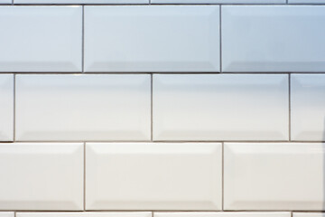 white ceramic textured rectangle glazy tile background © jan_S