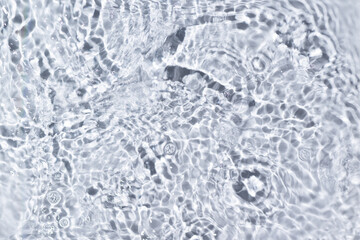 Water wave background top view. Abstract water drops texture for design.