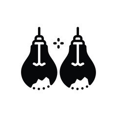 Black solid icon for both 