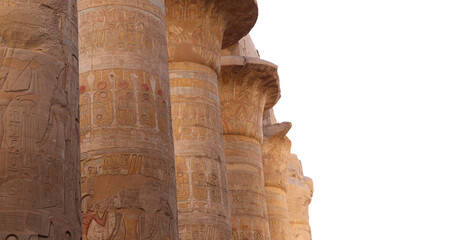 Great Hypostyle Hall at Karnak temple in Luxor, Egypt 