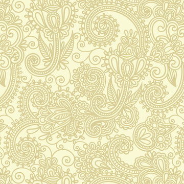 floral background with paisley and indian florals. damask style pattern for textile and decoration. classic ornament with flowers.