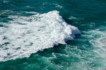 Fototapeta na wymiar Waves on the sea