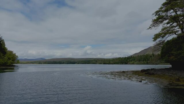 Secluded cove West Cork Ireland entry to Kenmare Bay May Morning