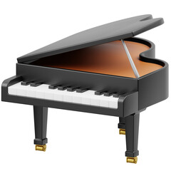 Piano Musical Instrument 3D Icon