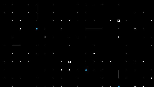 ドットの点滅 デジタル サイバー タイトル BG13_01